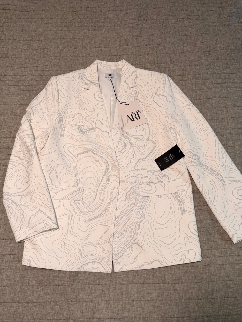 NWT NAKD ART White Blazer
